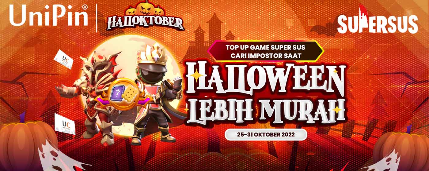 Halloktober! Top Up Game Super SUS, Cari Impostor saat Halloween Lebih Mudah!